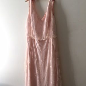 Light Pink bridesmaids Formal Sparkle